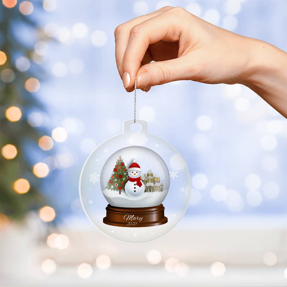 Snowglobe Christmas Ornament