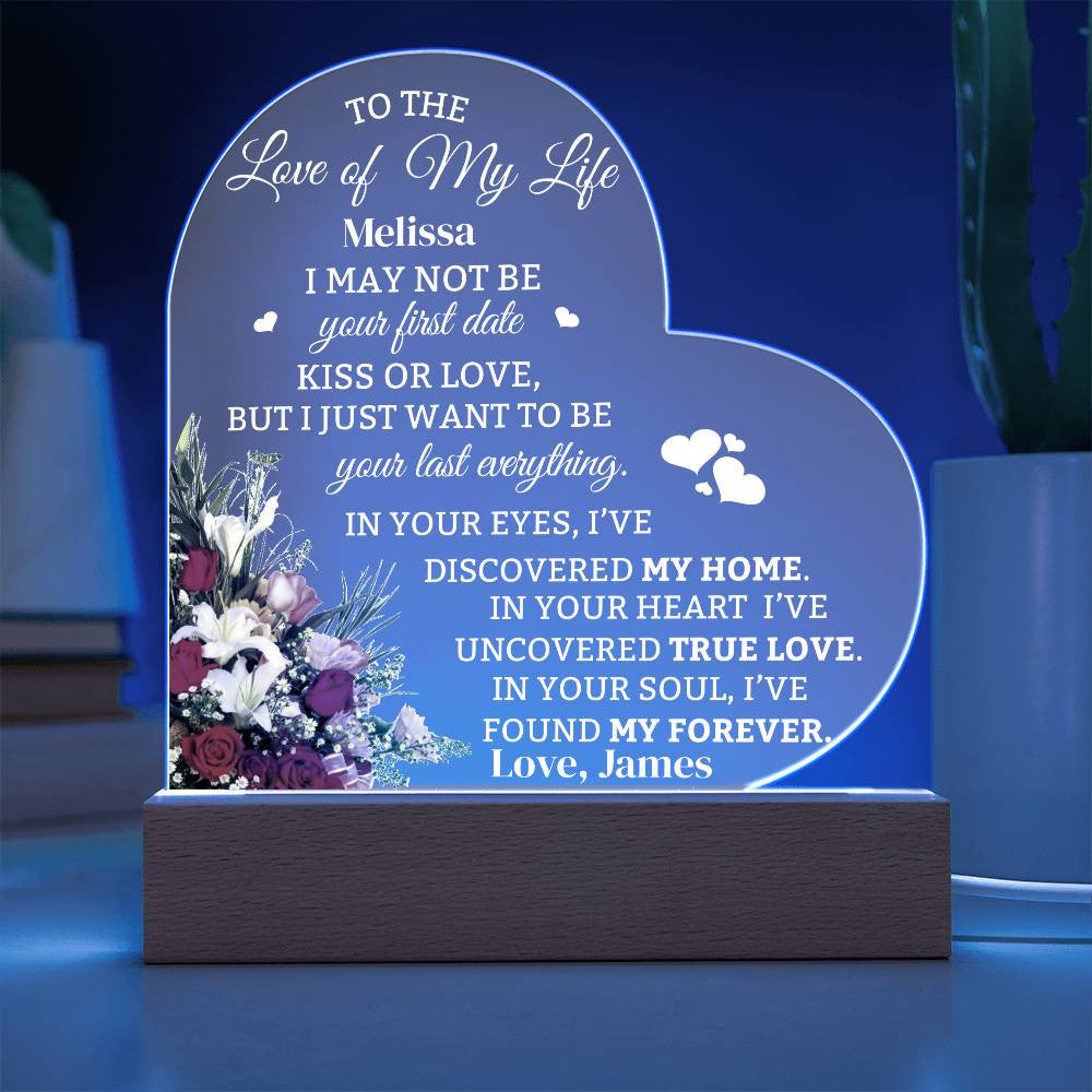 Soulmate Heart Plaque Gift-[Heartfelt Family Gift]