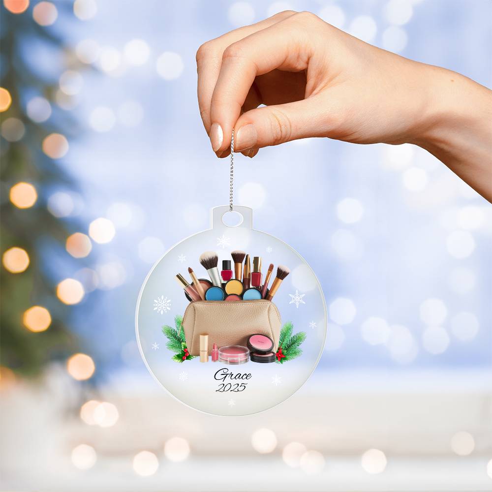 Makeup Christmas Tree Ornament