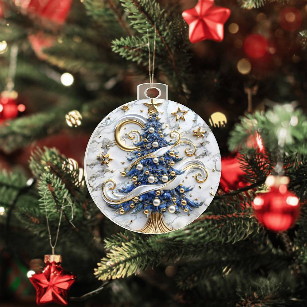 Tree Christmas Ornament-[Heartfelt Family Gift]