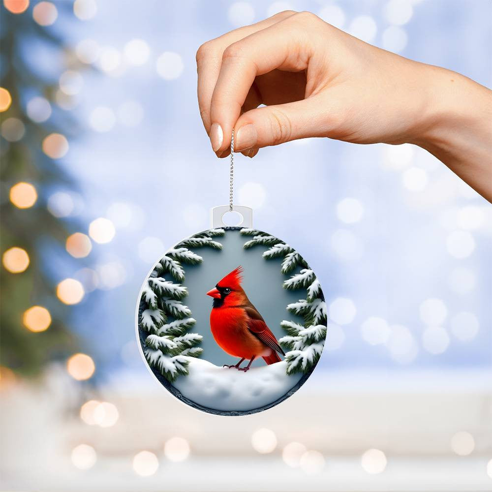 Cardinal Christmas Ornament