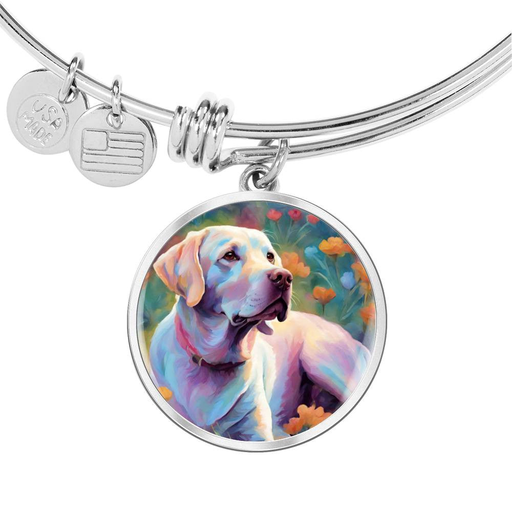 Labrador Retriever Pendant Necklace or Bangle Bracelet, Dog Breed Jewelry, Labrador Gift, Dog Lover Gift, Dog Jewelry, Dog mom gift, labrador  pendant, labrador mom-[Heartfelt Family Gift]