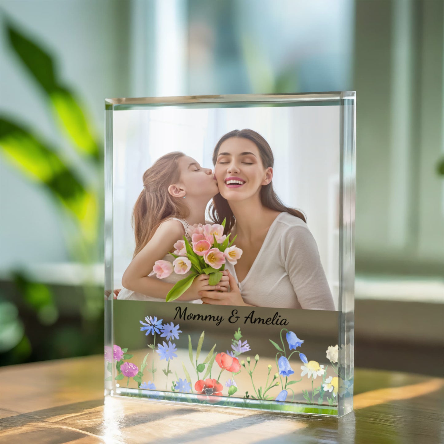 Mommy & Me Photo Acrylic Block