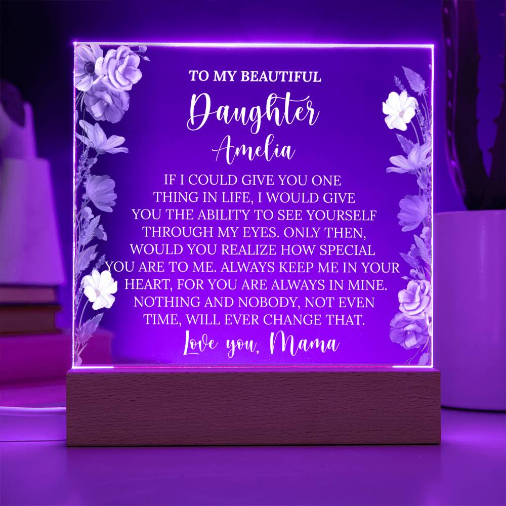 Personalized Daughter Acrylic Plaque