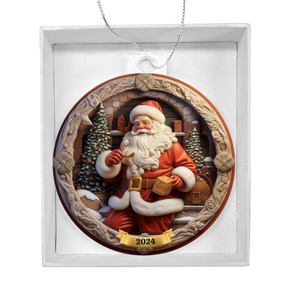 Santa Christmas Ornament-[Heartfelt Family Gift]