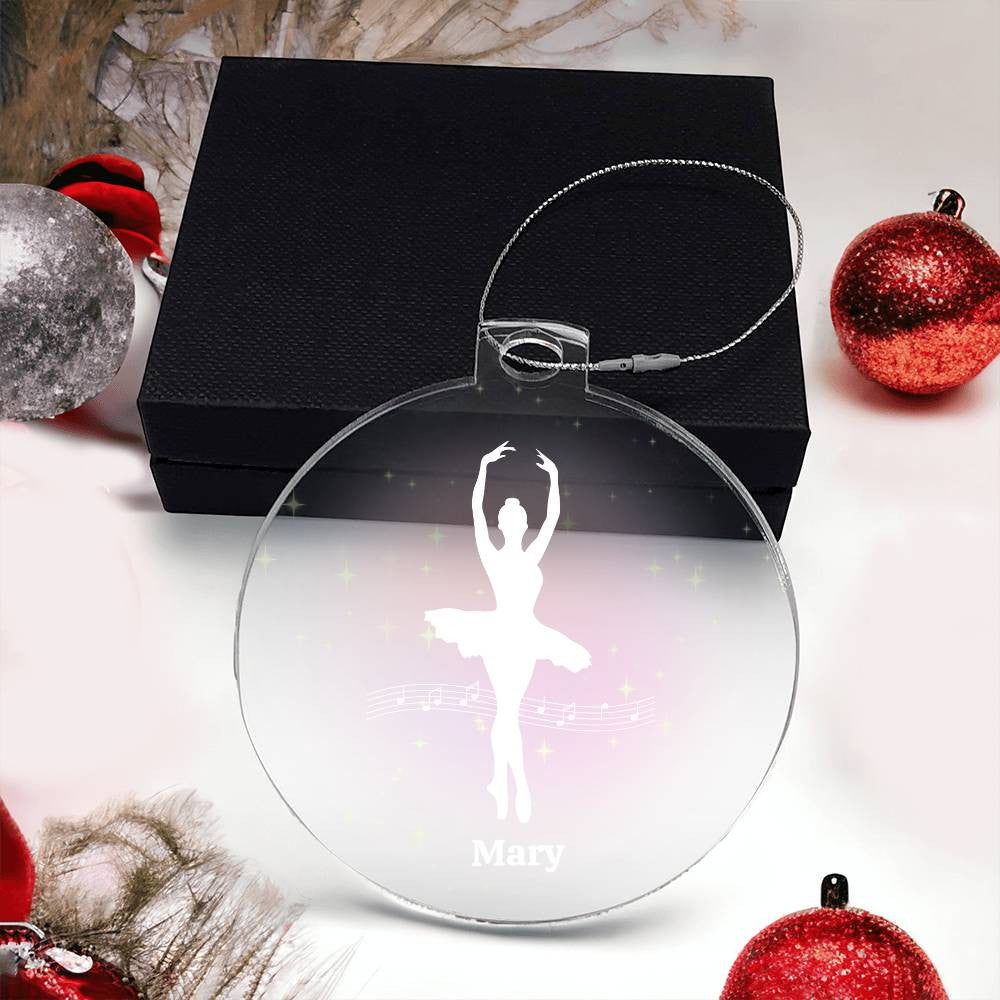 Personalized Ballet Christmas Ornament-[Heartfelt Family Gift]