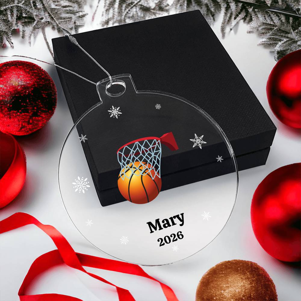 baseball christmas tree ornament Acrylic Ornament Plaque