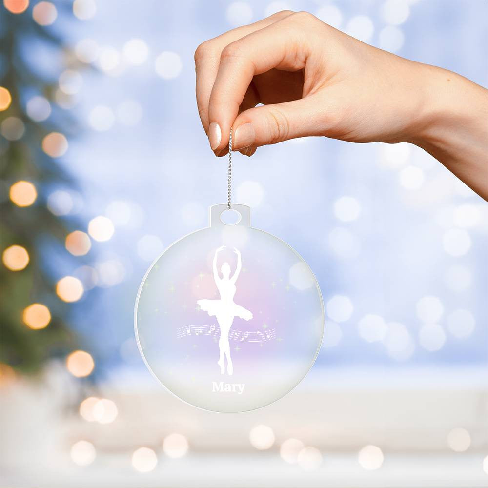 Personalized Ballet Christmas Ornament-[Heartfelt Family Gift]