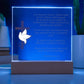 Christian Bible Verse Romans 12:9 Acrylic Plaque-[Heartfelt Family Gift]