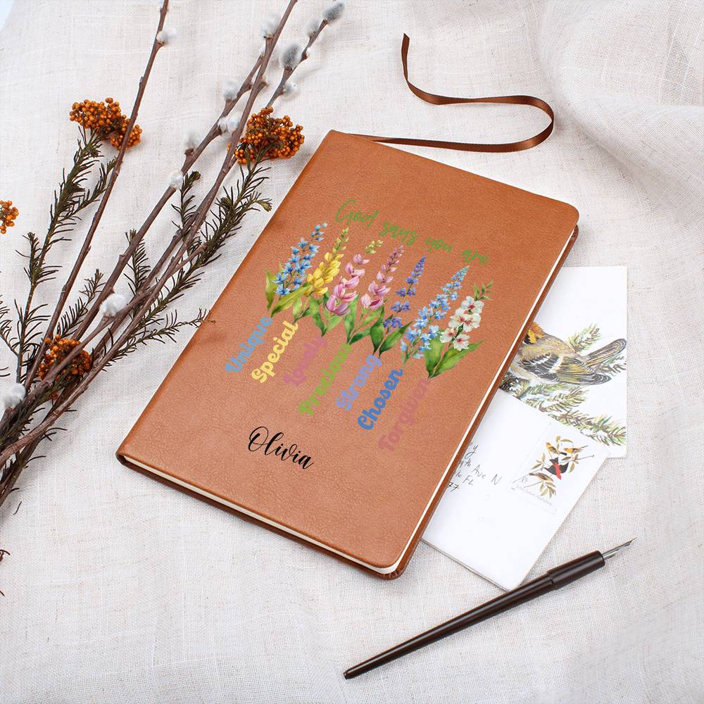 God Says You Are Floral Keepsake Journal