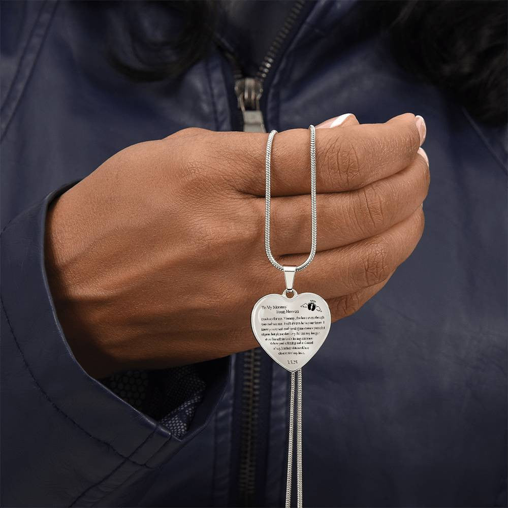 MIscarriage Baby loss necklace gift for mom-[Heartfelt Family Gift]