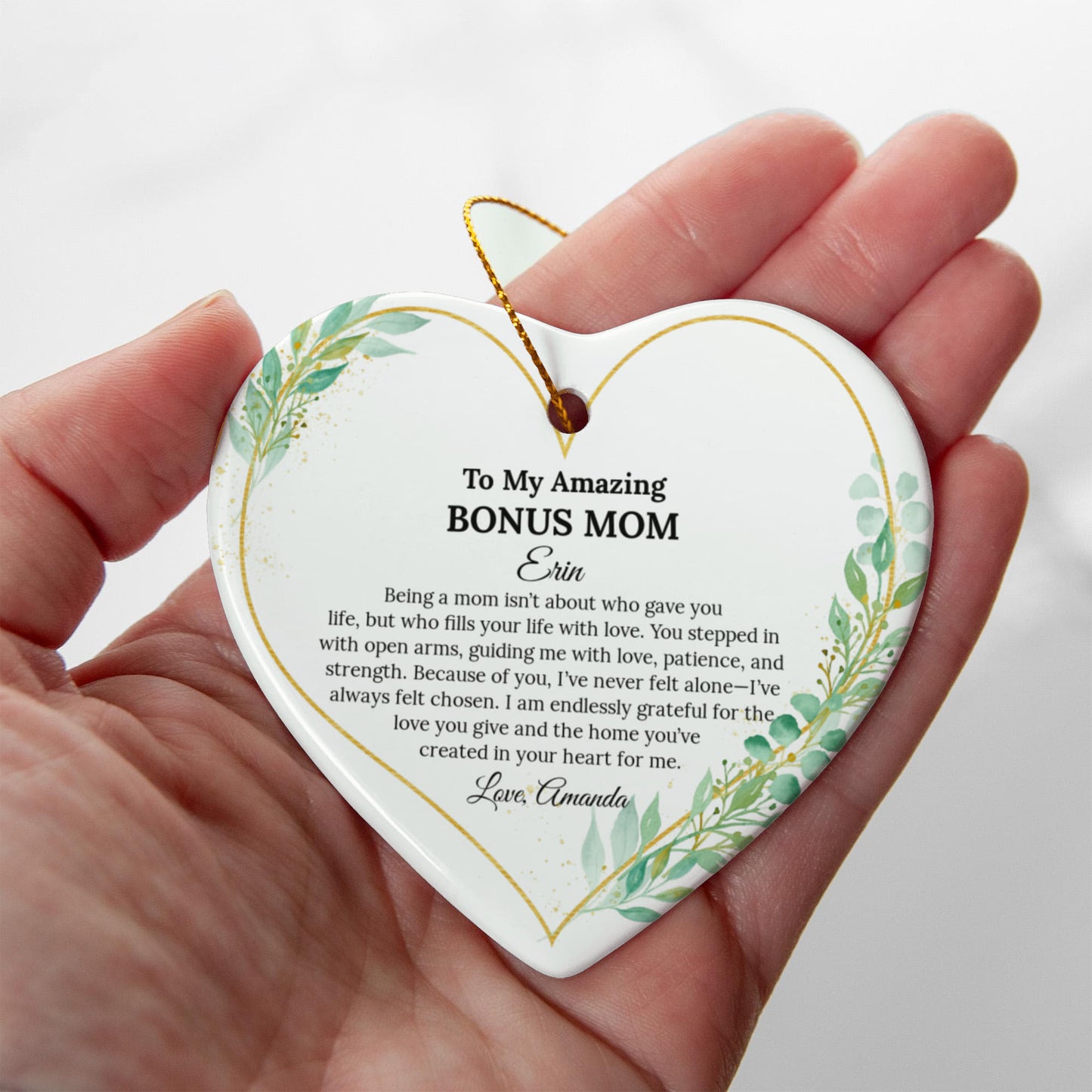 Ceramic Heart Ornament