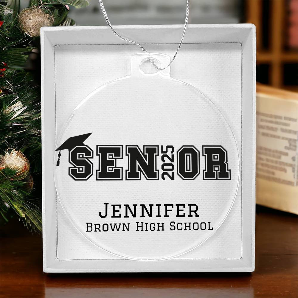 Class of 2025 Senior Ornament-[Heartfelt Family Gift]
