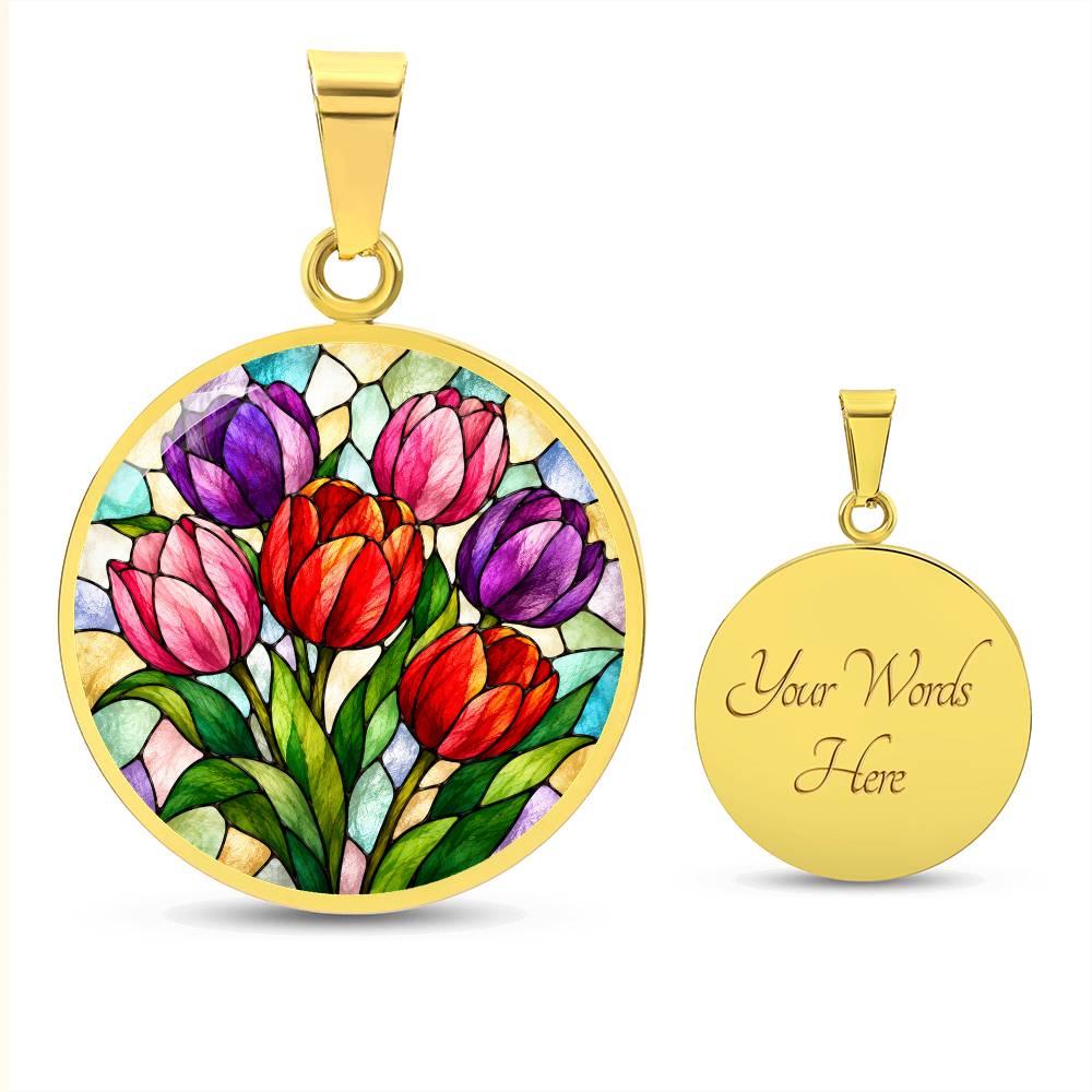 Personalized Flower Necklace