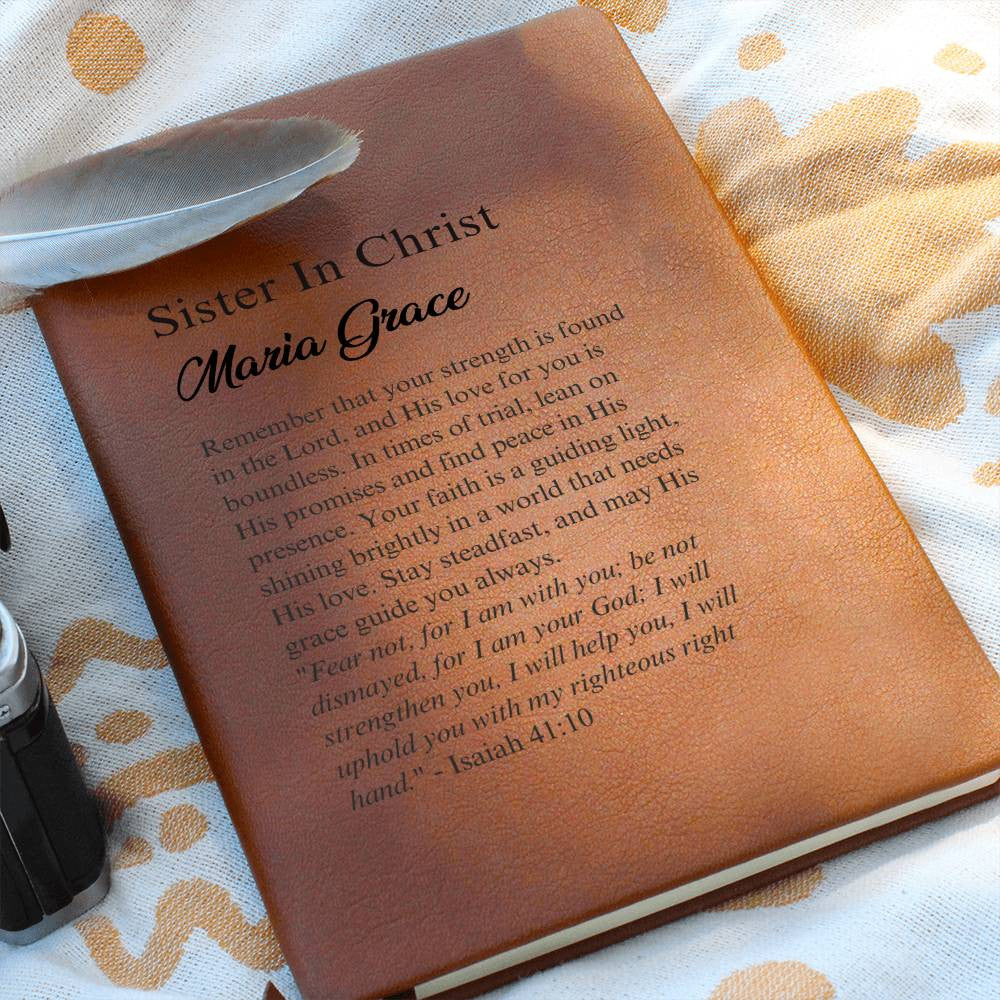 Sister In Christ Personalized Journal Gift-[Heartfelt Family Gift]