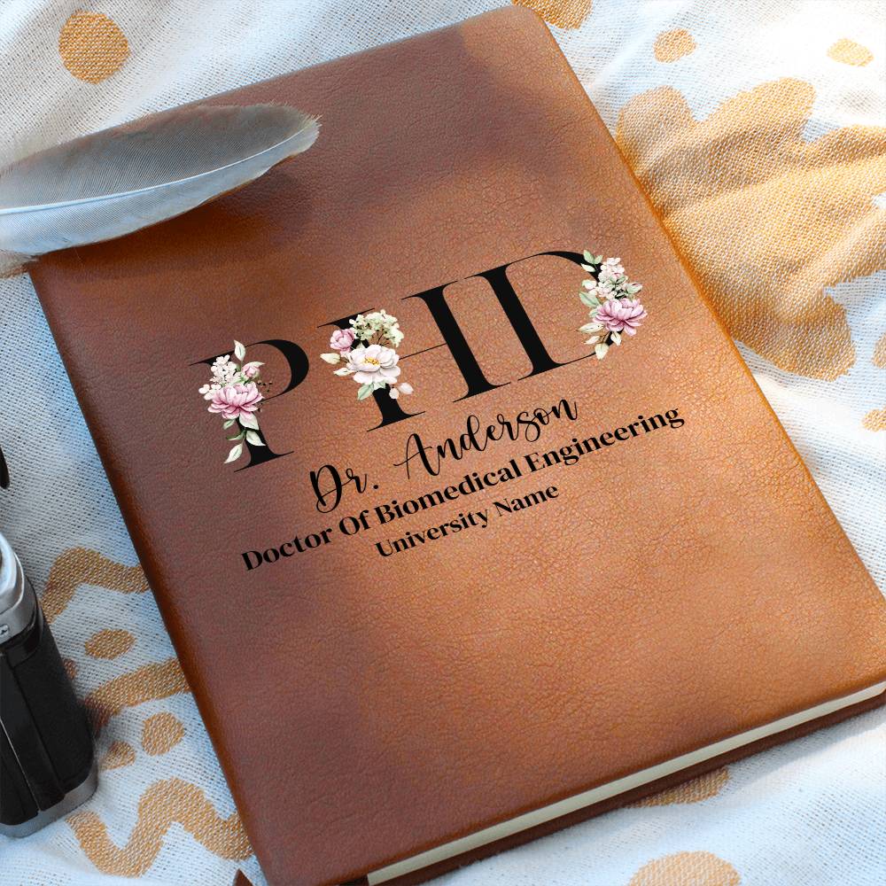 Personalized Phd Graduation Journal