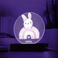 Rainbow and Bunny Night Light-[Heartfelt Family Gift]