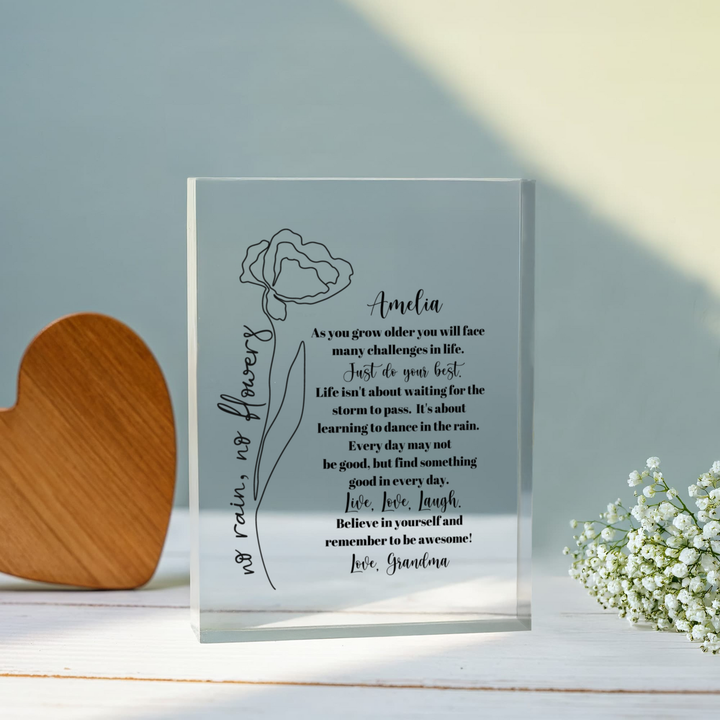 Printed Acrylic Block