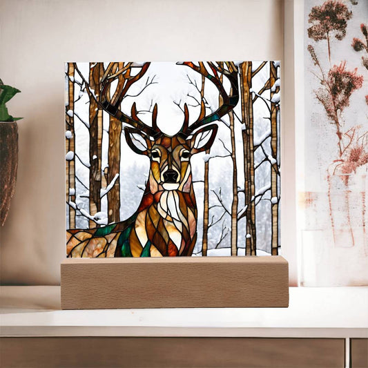 Deer Decorative Acrylic Plaque-[Heartfelt Family Gift]