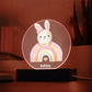 Rainbow and Bunny Night Light-[Heartfelt Family Gift]