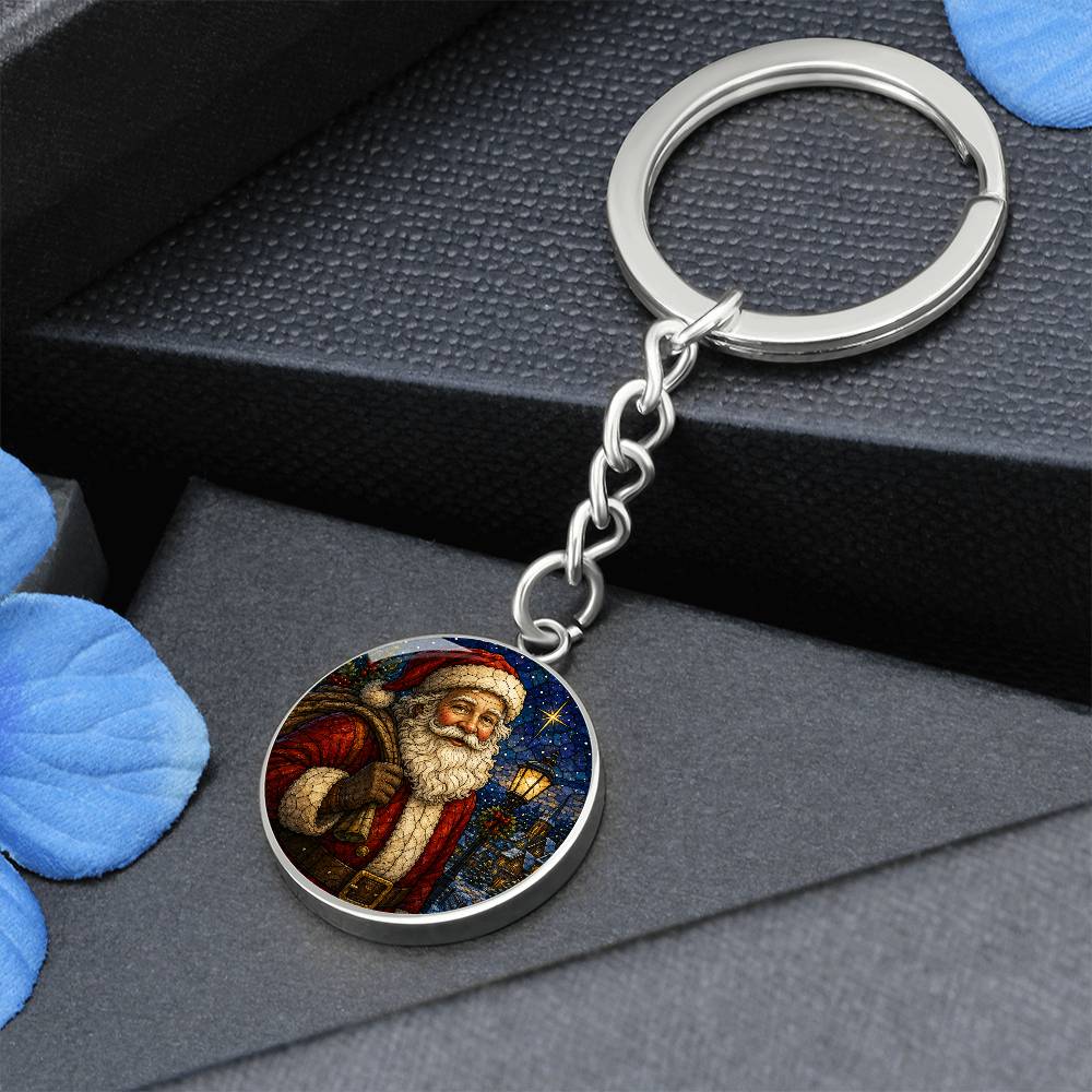 Personalized Santa Engraved Necklace