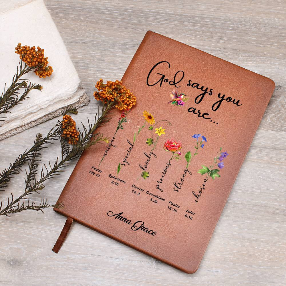 God Says You Are Journal-[Heartfelt Family Gift]