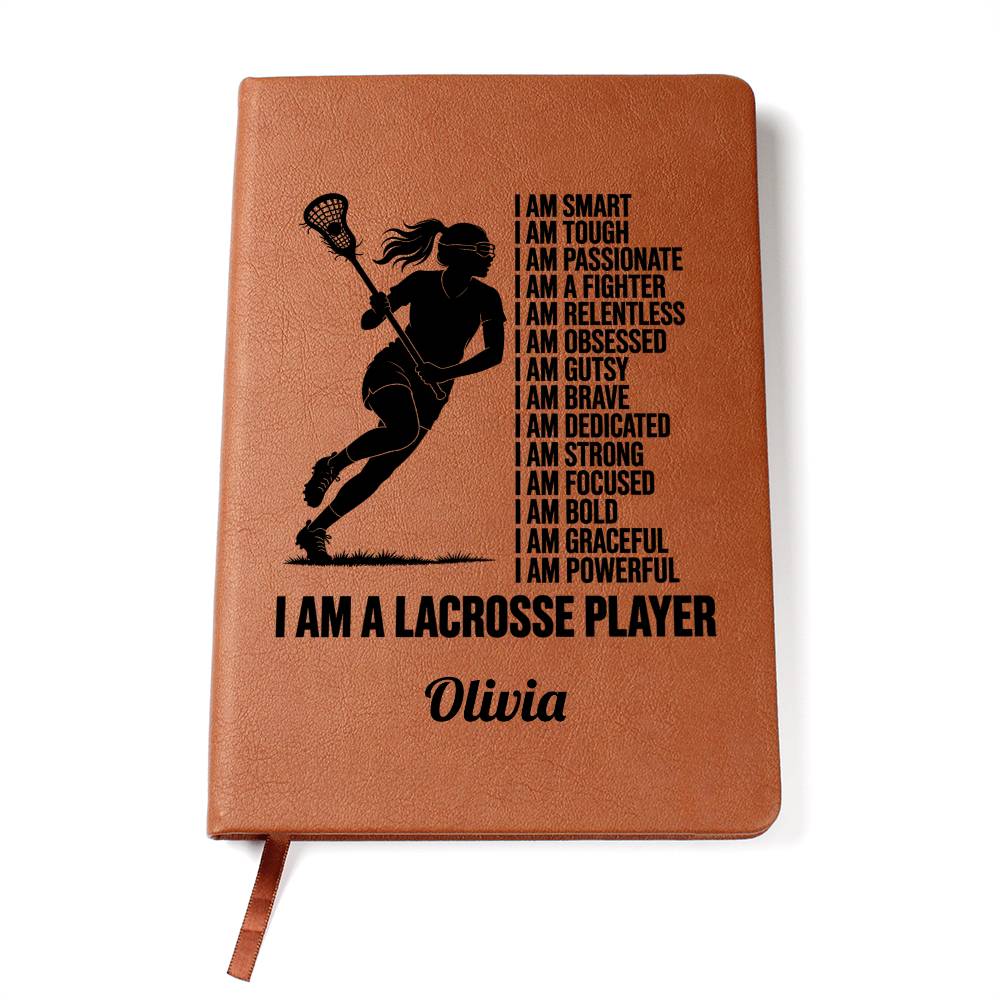 Personalized Lacrosse Player Affirmation Journal