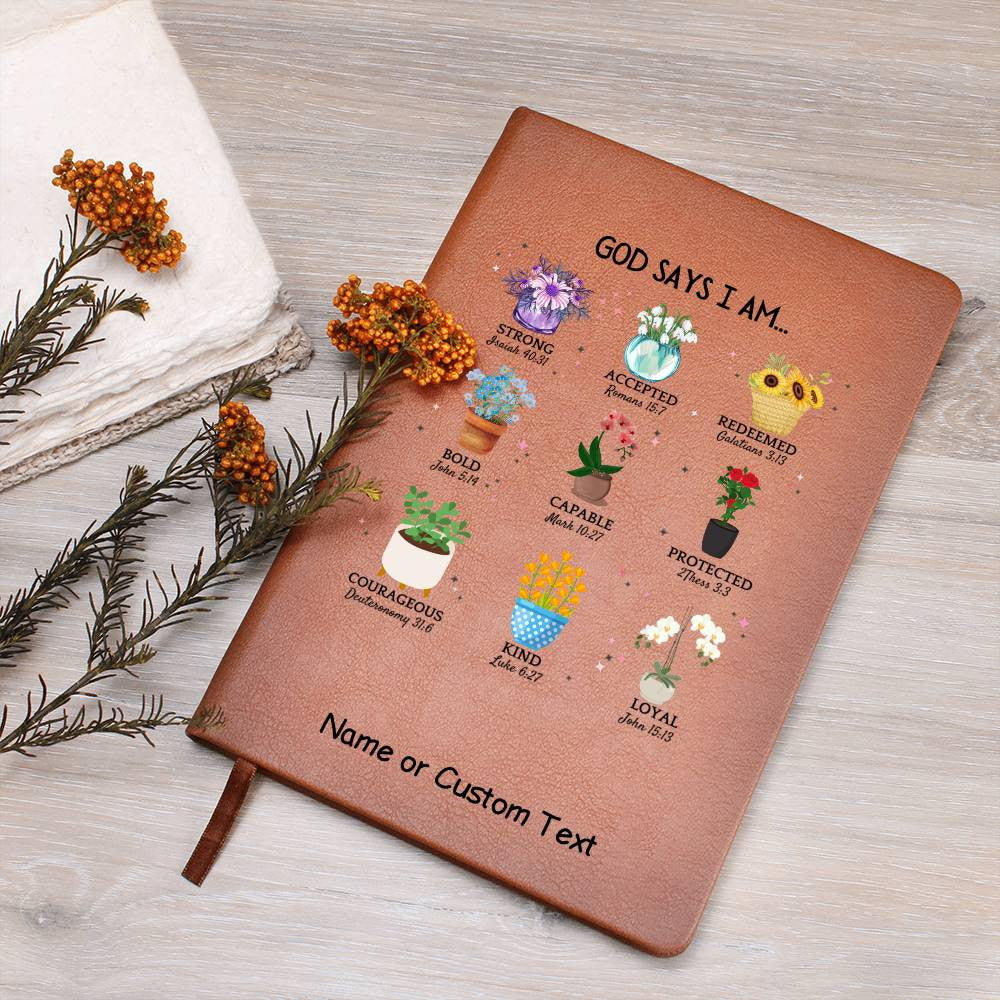 God Says I Am Prayer Journal for Plant Lover-[Heartfelt Family Gift]