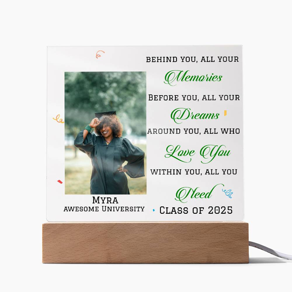 Personalized Graduation Keepsake Gift Photo Plaque-[Heartfelt Family Gift]