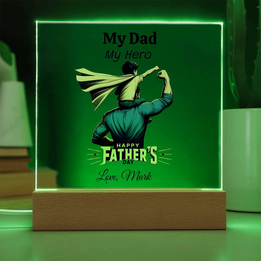 Custom Plaque for Dad Gift-[Heartfelt Family Gift]