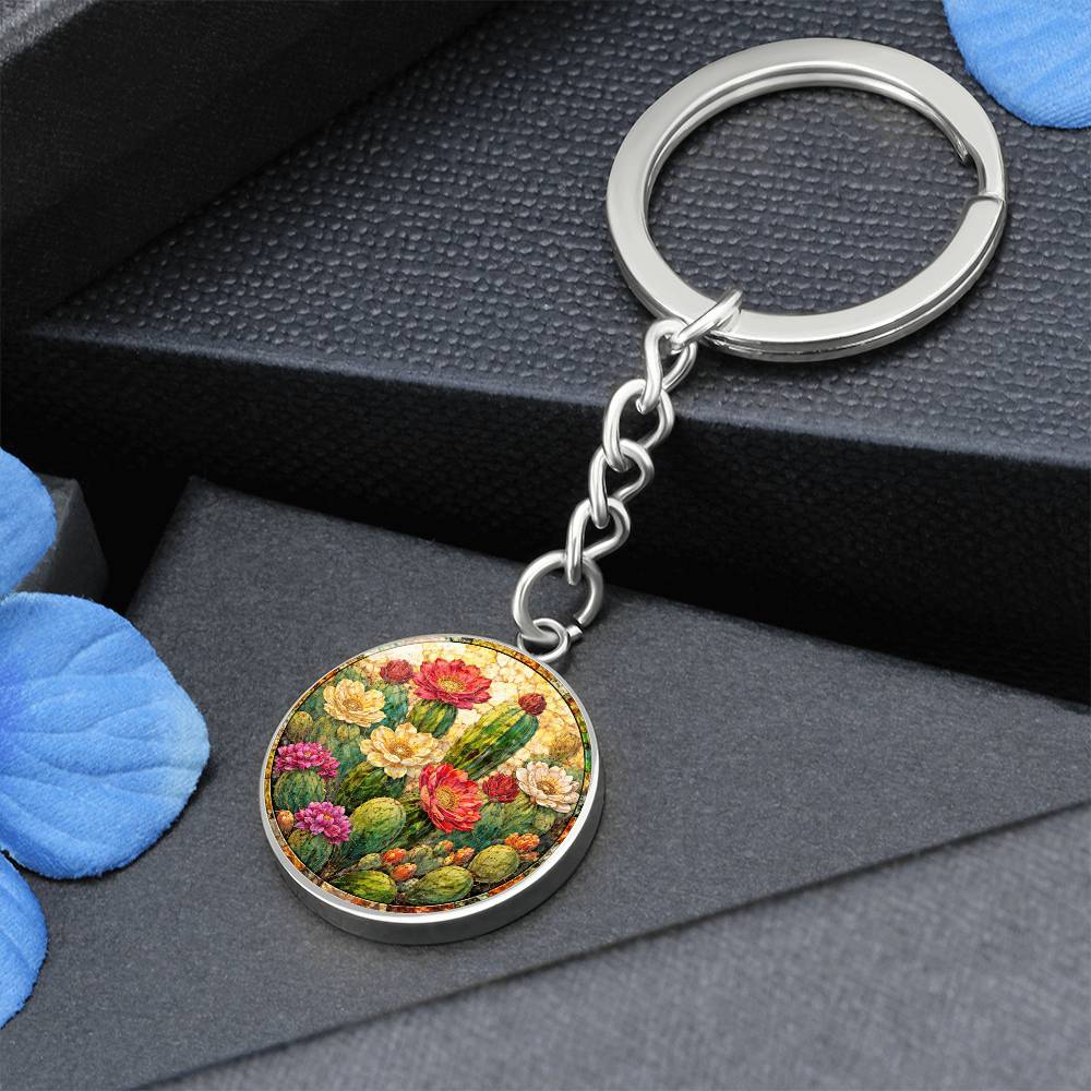 Cactus Personalized Engraved Necklace Bracelet or Keychain