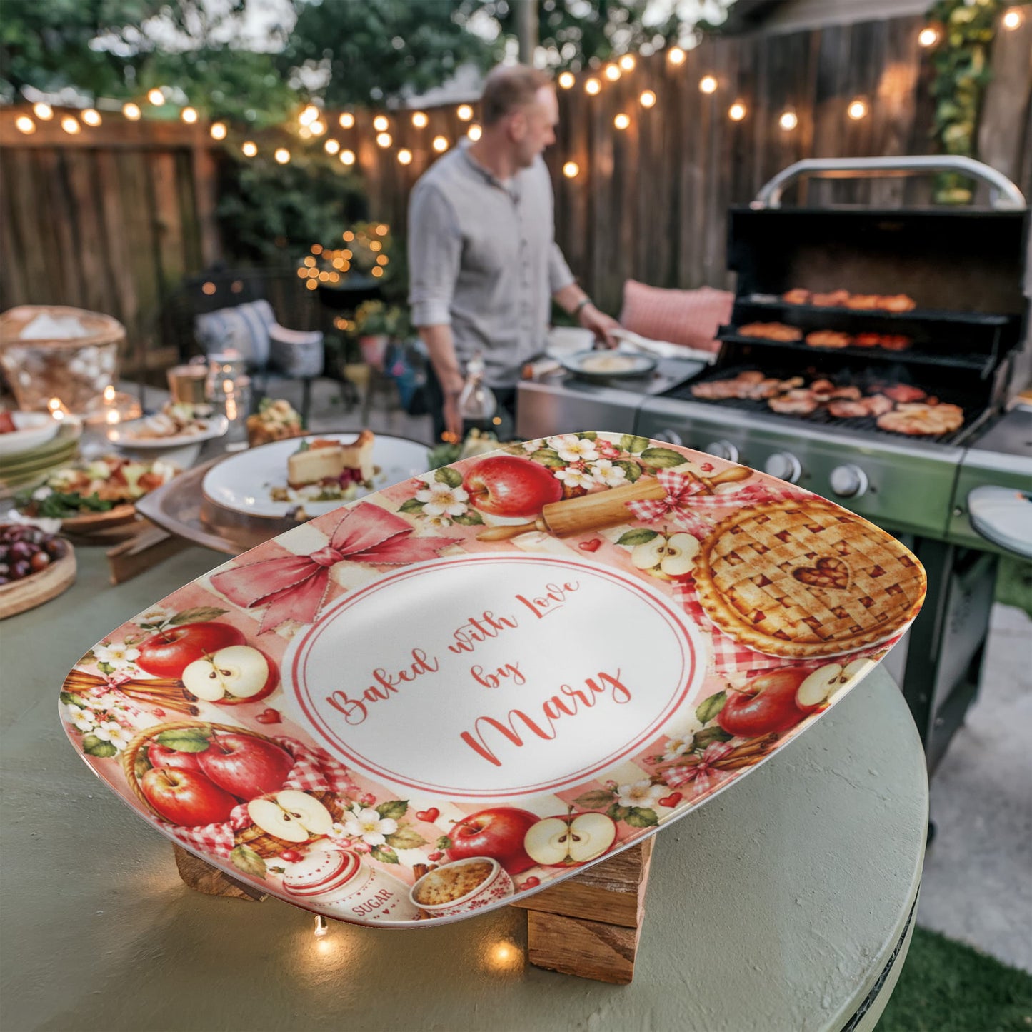 Personalized Baking Platter Dessert Tray