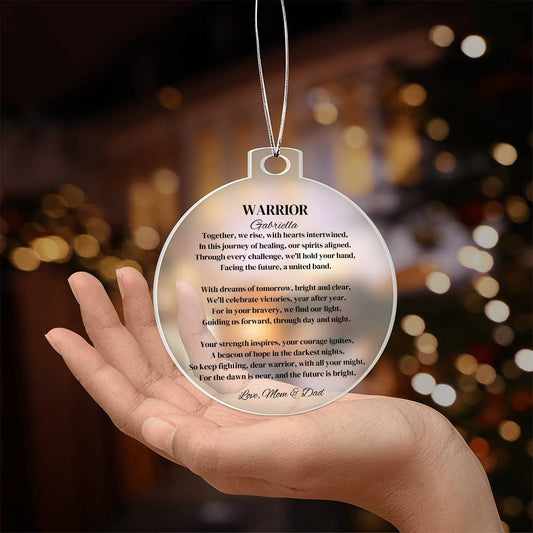 Warrior Ornament-[Heartfelt Family Gift]