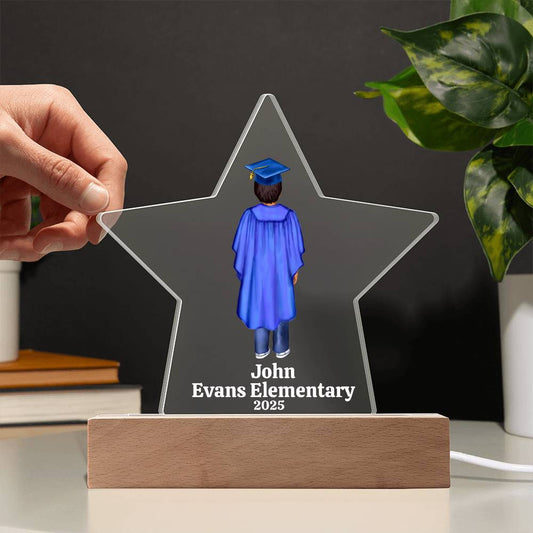 Kindergarten Graduation Star Plaque