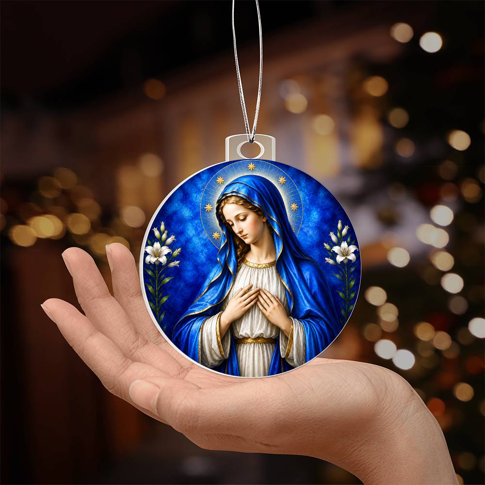 Mother Virgin Mary Ornament