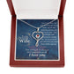 Nurse Wife Stethoscope Necklace - Thoughtful Gift for Her-[Heartfelt Family Gift]