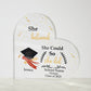 Personalized Graduation Heart Plaque Gift-[Heartfelt Family Gift]
