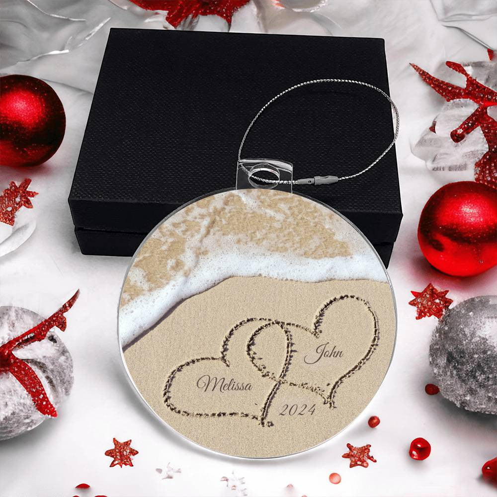 Beach Ornament for Couple-[Heartfelt Family Gift]