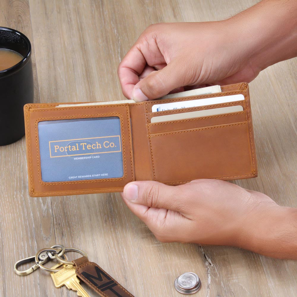 Custom Photo Wallet Gift for Dad-[Heartfelt Family Gift]