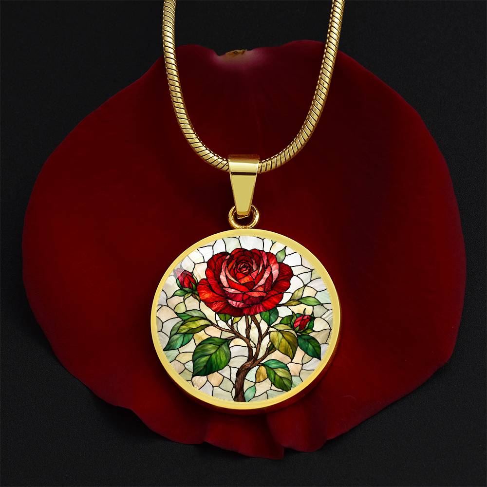 Personalized Flower Necklace