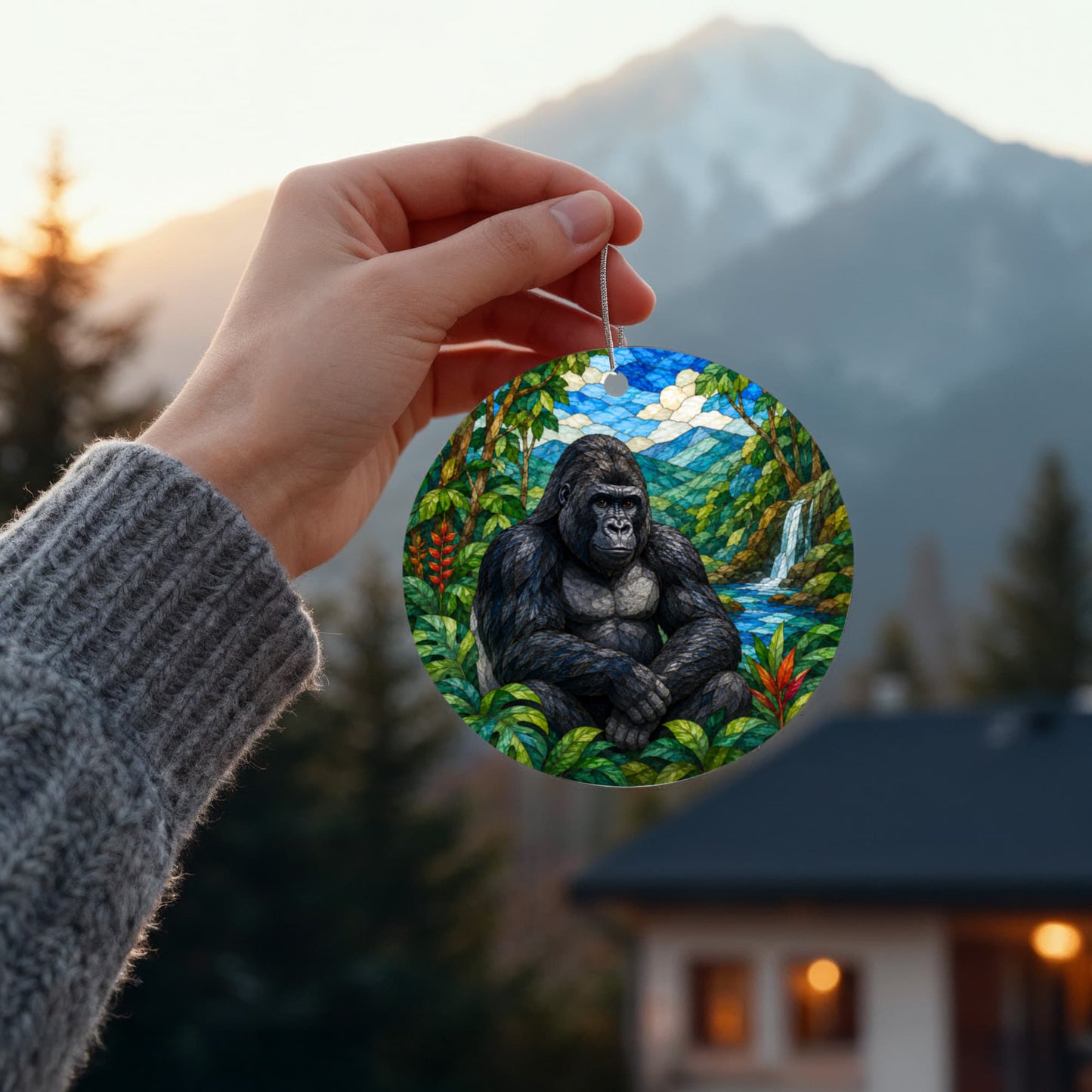 Jungle Animals Christmas Ornament