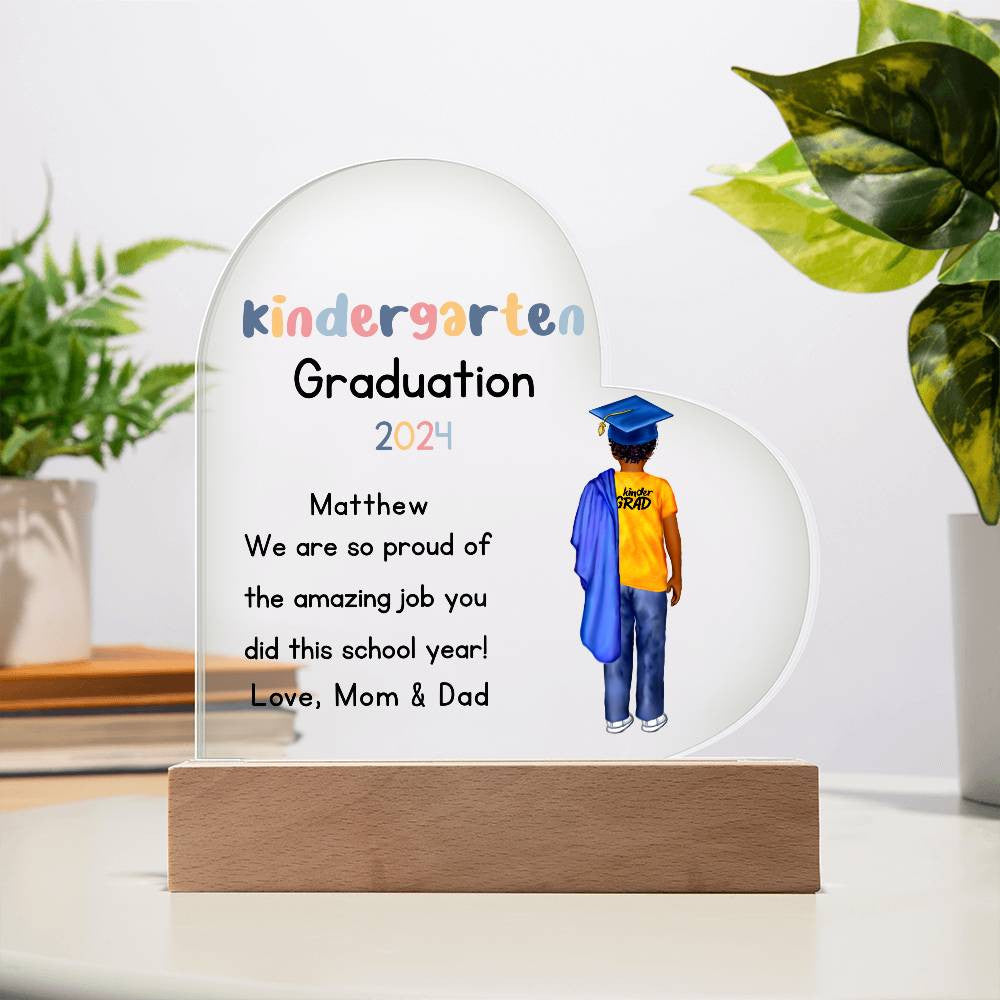 Kindergarten Graduation Plaque-[Heartfelt Family Gift]