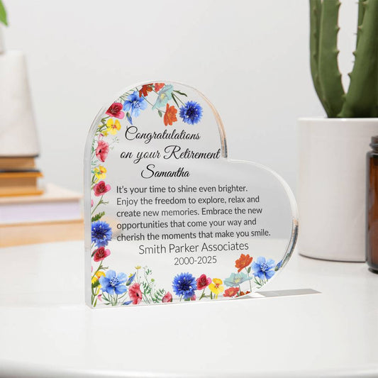 Personalized Retirement Plaque