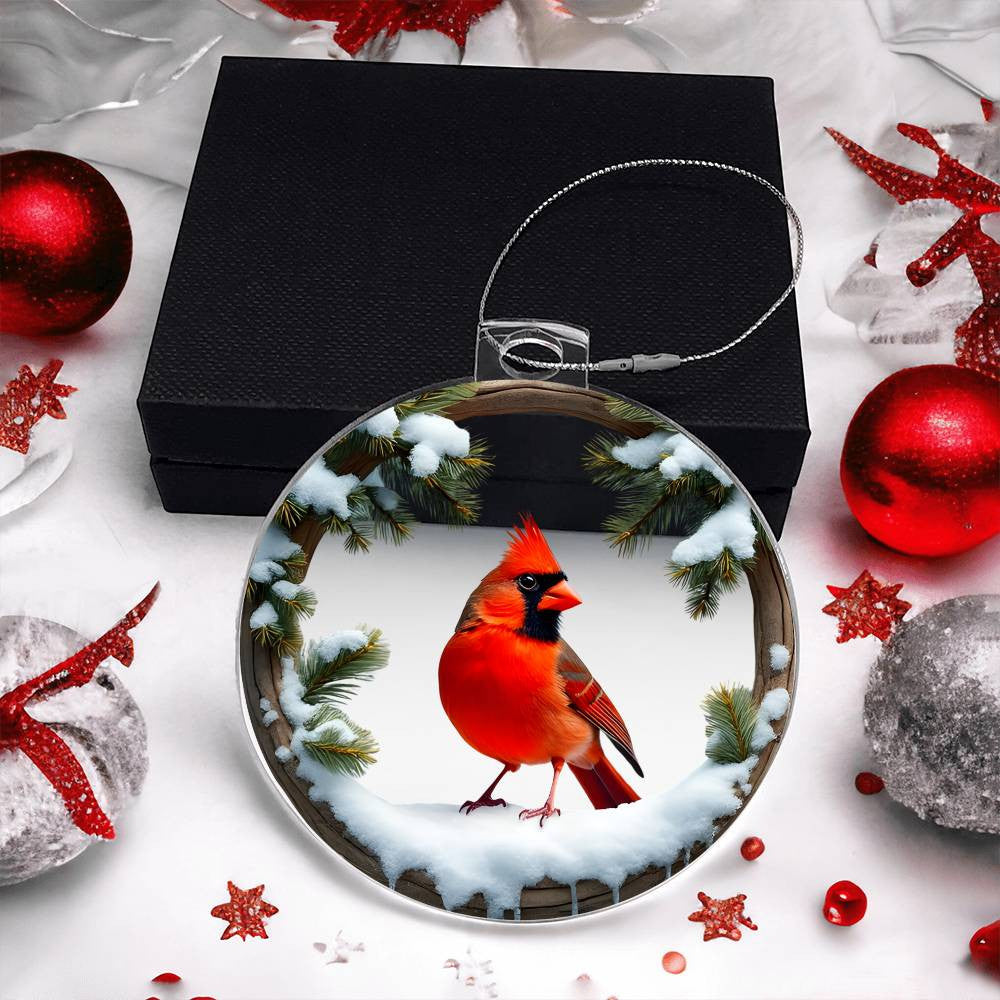 Cardinal Christmas Ornament-[Heartfelt Family Gift]