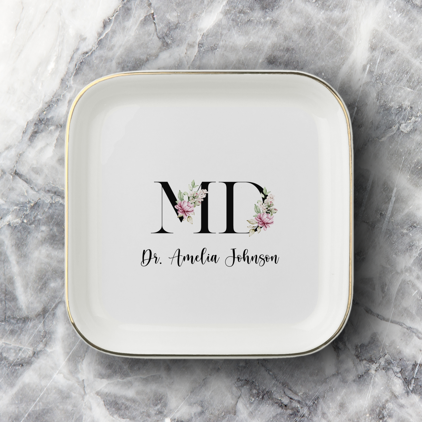 Personalized Doctor Jewelry Dish