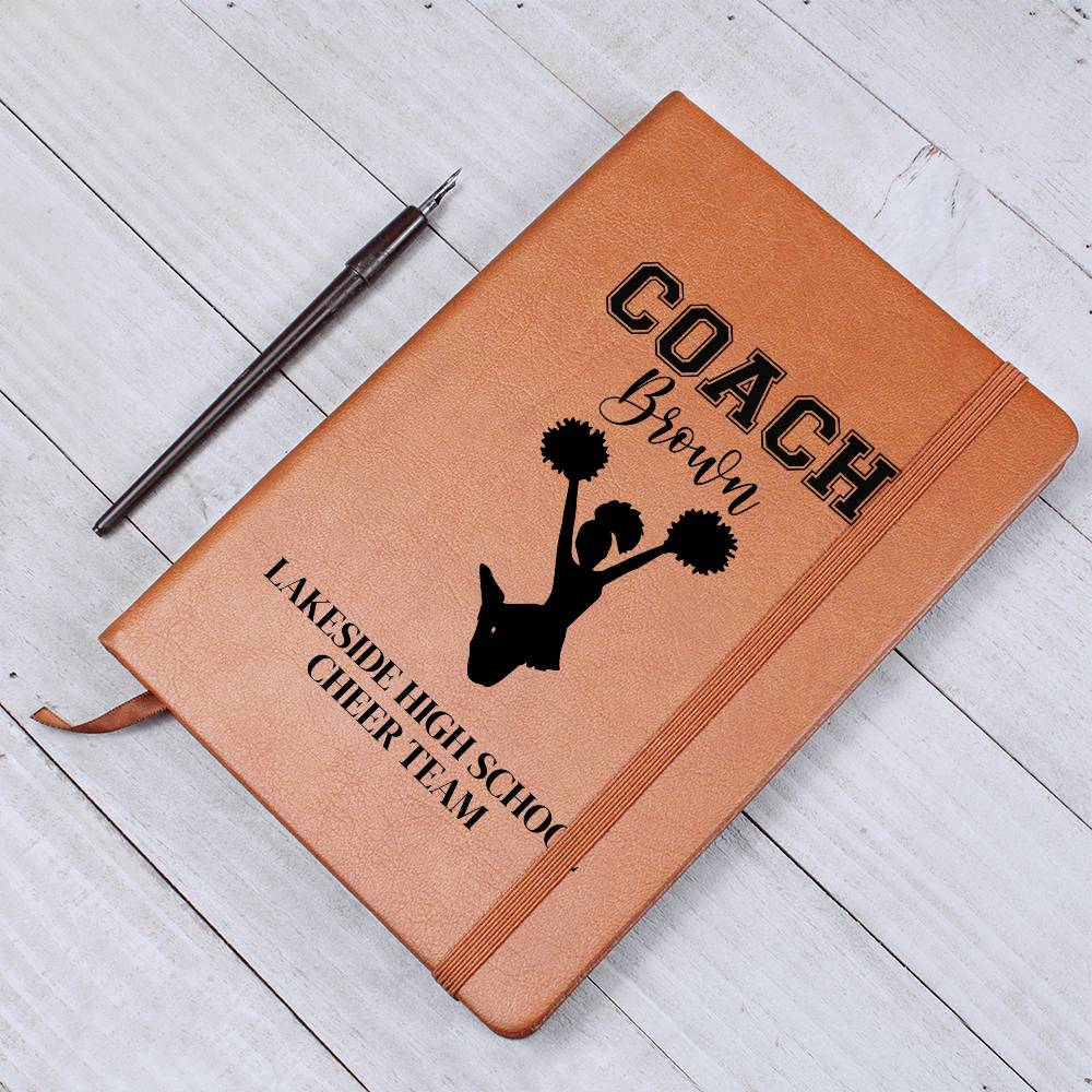 Personalized Cheer Coach Journal