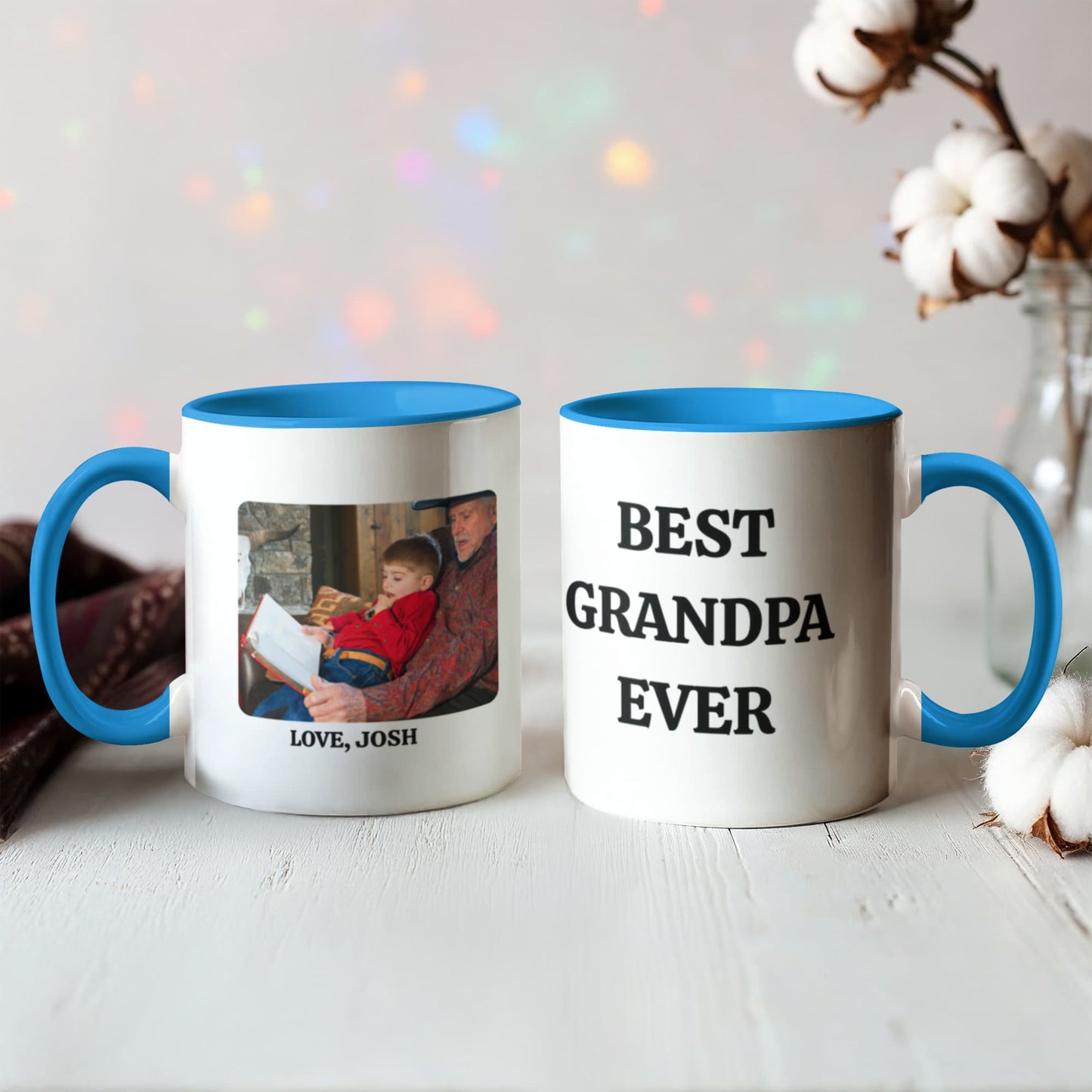Best Grandma Ever Color Accent Mugs