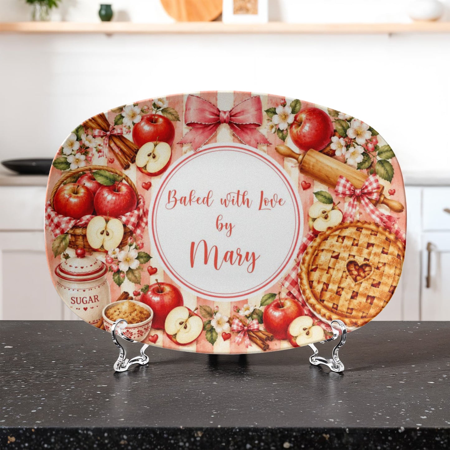 Personalized Baking Platter Dessert Tray