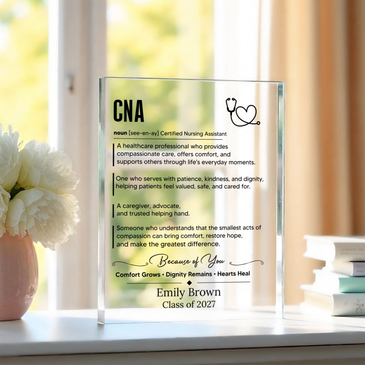 CNA Definition Plaque