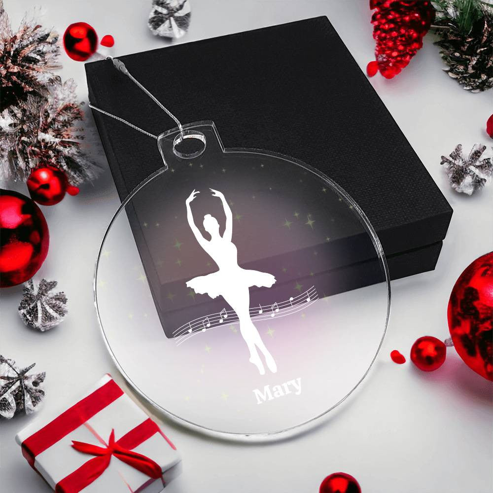 Personalized Ballet Christmas Ornament-[Heartfelt Family Gift]